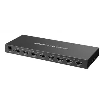 Techly IDATA HDMI-MX44 HDMI matricinis jungiklis 4 įėjimai 4 išėjimai