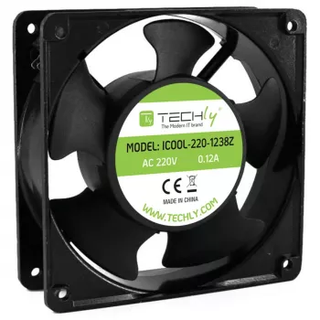 Techly ICOOL-220-1238Z ventiliatoriaus modulis 120x120x38 mm 220V