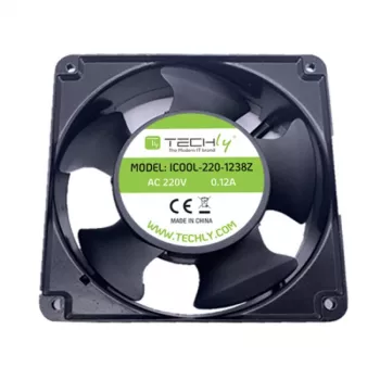 Techly ICOOL-220-1238Z ventiliatoriaus modulis 120x120x38 mm 220V