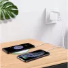 Techly IPW-USB-2C35W sieninis įkroviklis nešiojamam kompiuteriui, išmaniajam telefonui, planšetei, baltas, AC, greitasis įkrovimas, vidaus naudojimui