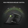Techly IM 1100-VM-B vertikali pelė, RF belaidė, optinė, 3200 DPI, juoda
