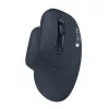 Techly IM 1100-VM-B vertikali pelė, RF belaidė, optinė, 3200 DPI, juoda
