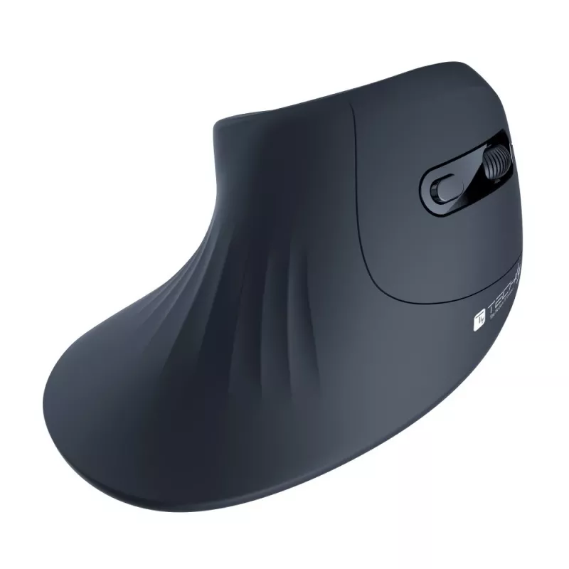 Techly IM 1100-VM-B vertikali pelė, RF belaidė, optinė, 3200 DPI, juoda