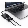 Techly IADAP USBC-HDMI2T4K vaizdo kabelio adapteris 0,15 m USB Type-C 2 x HDMI juodas