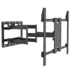 Techly sieninis laikiklis 55-100 colių televizoriui, pilnas judesys, 300x300 mm – 900x600 mm, 0-7°, 120°, plienas, juodas