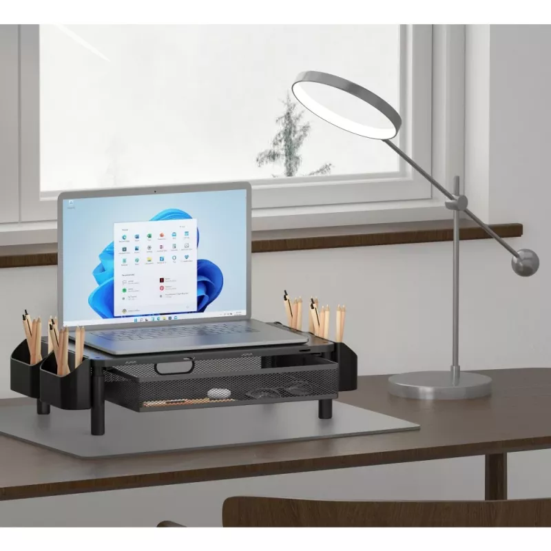 Stovas monitoriui Techly ICA-MS 114 juodas