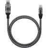 Techly ICOC U3A-RJ45-030 tinklo kabelis 3 m Cat6 F/UTP (FTP) sidabrinis, juodas