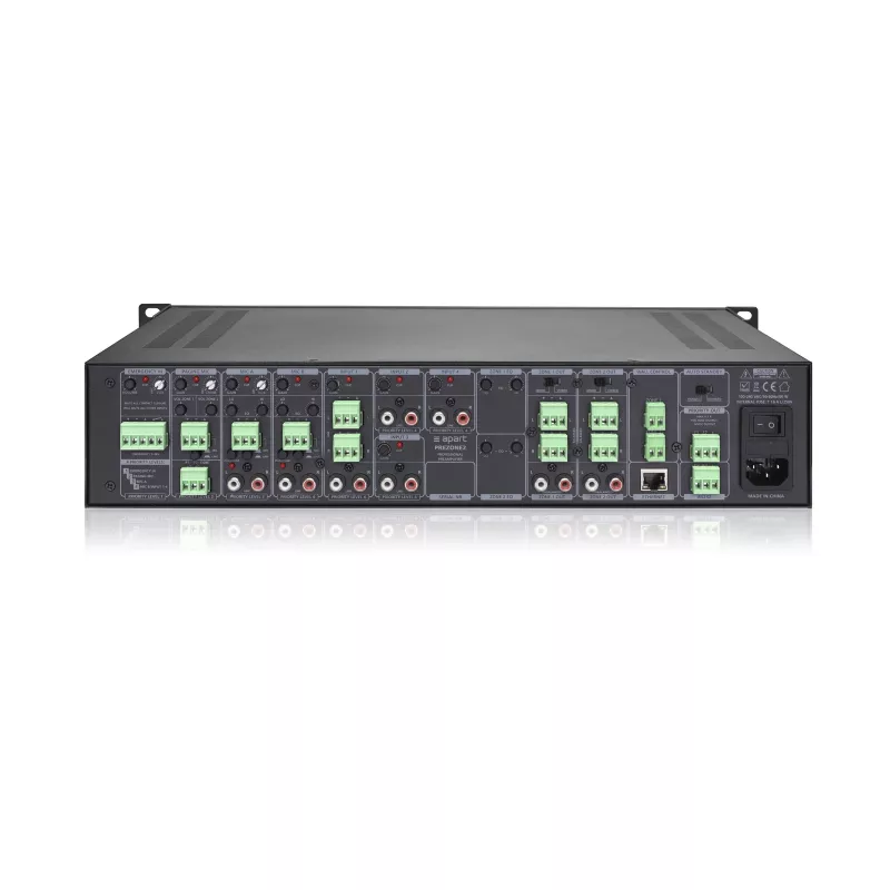 Biamp Commercial Audio PREZONE2 stereo išankstinis stiprintuvas 20–20000 Hz juodas