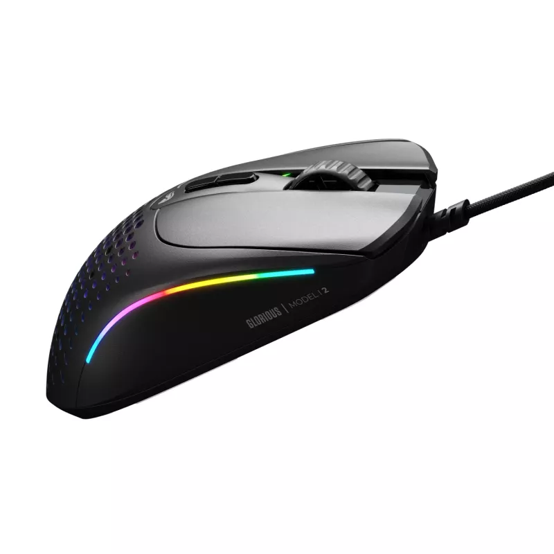 Glorious Gaming Model I 2 Wired - juoda, dešinei rankai, optinė, USB Type-A, 26000 DPI