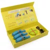 3Doodler Start EDU plastiko rinkinys – mėlyna, žydra, žalia, pilka, oranžinė, raudona, balta, geltona