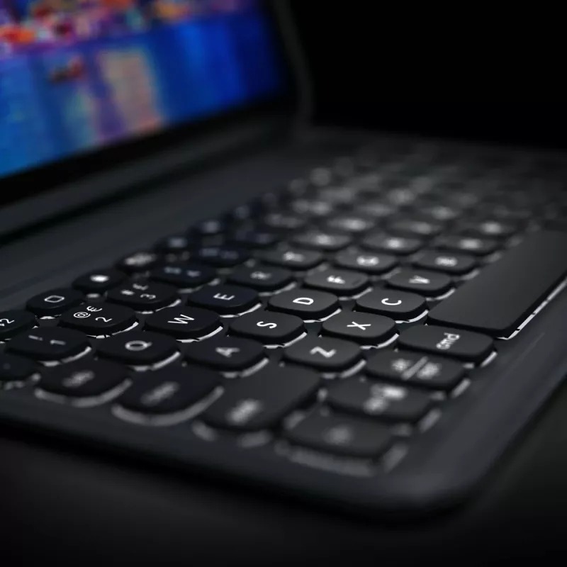 ZAGG Pro Keys belaidė klaviatūra su dėklu, skirta iPad 10,9 colio (A16 ir 10th Gen), Vokietijos išdėstymas, AZERTY, juoda
