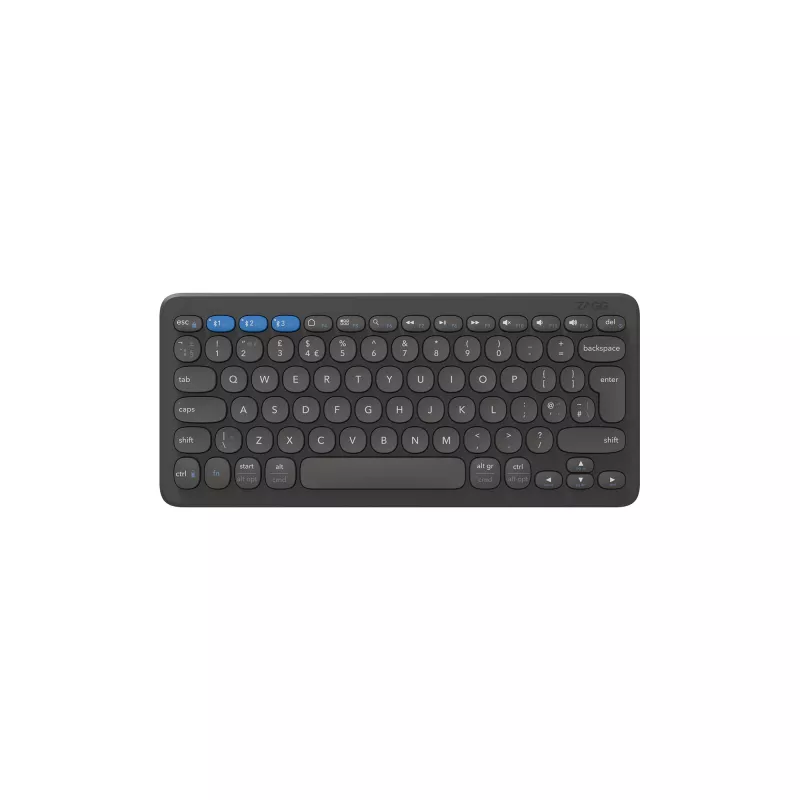 ZAGG Pro 12 klaviatūra universali belaidė Bluetooth QWERTY angliška juoda