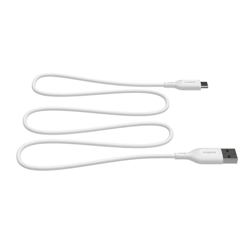 mophie essentials įkrovimo laidas | 1 m USB-A į USB-C, USB 2.0, baltas