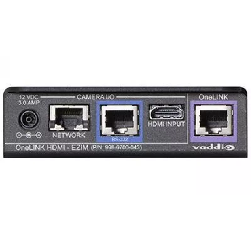 Vaddio OneLINK HDMI AV siųstuvas ir imtuvas Juoda