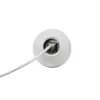 Vaddio EasyIP CeilingMIC D (balta) – Dante versija, konferencinis mikrofonas, 0,02 % THD, laidinis, baltas, montuojamas į lubas, 4,6 m