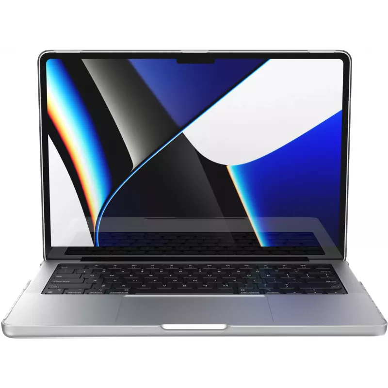 Speck Smartshell kietas dėklas, skirtas Macbook Pro 14 colių (2021/2022), skaidrus