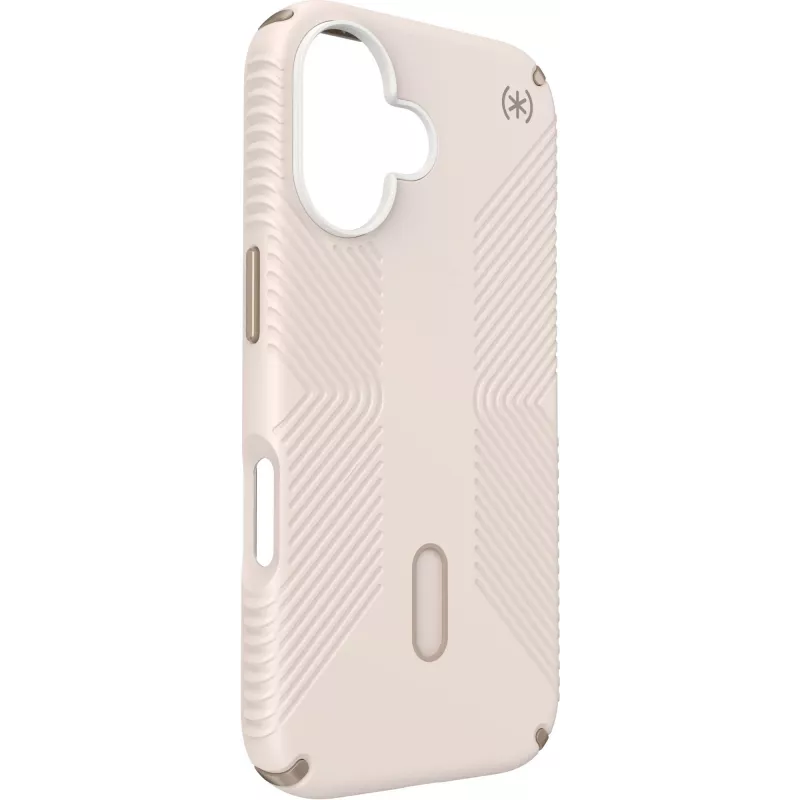 Speck Presidio2 Grip + ClickLock Apple iPhone 16 Bleached Bone - su Microban