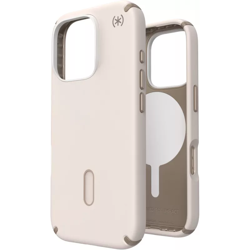 Speck Presidio2 Pro + ClickLock Apple iPhone 16 Pro Bleached Bone - su Microban įvore