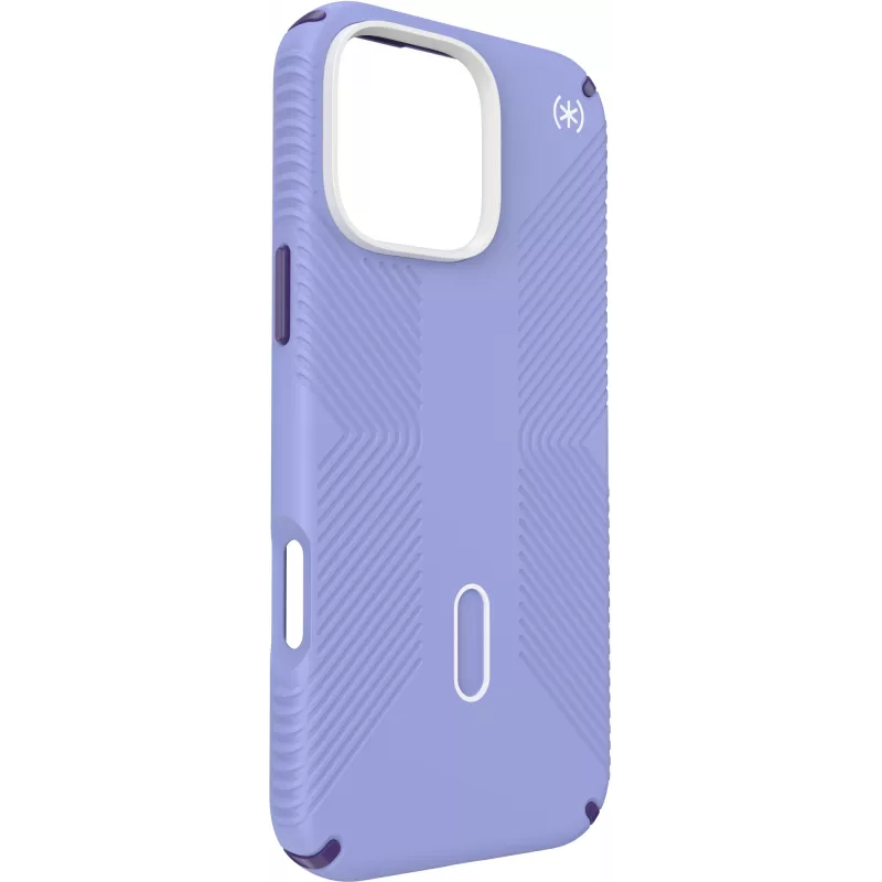 Speck Presidio2 Grip + ClickLock dėklas, skirtas Apple iPhone 16 Pro Max, Future Lavender, su Microban