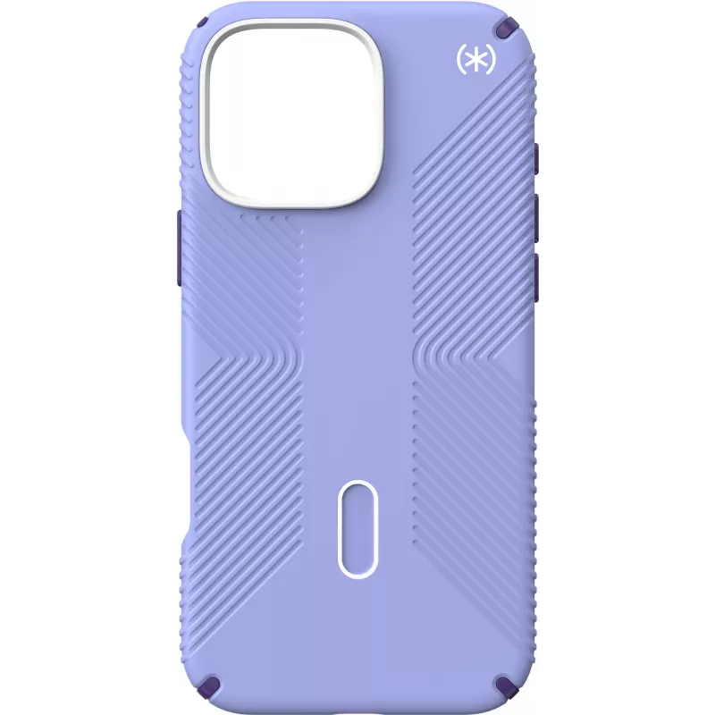 Speck Presidio2 Grip + ClickLock dėklas, skirtas Apple iPhone 16 Pro Max, Future Lavender, su Microban