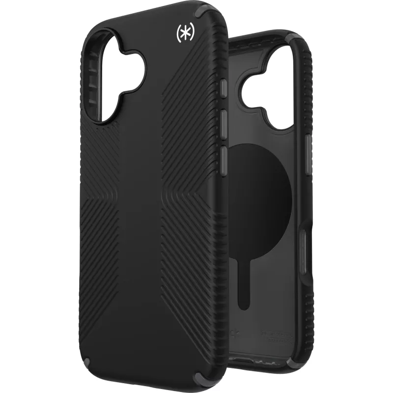 Speck Presidio2 Grip + MS Apple iPhone 17 Black - su Microban