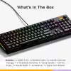 Glorious Gaming GMMK 3 HE 100% Prebuilt Wired Black - US – pilno dydžio mechaninė klaviatūra su RGB LED apšvietimu