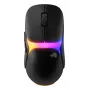 Glorious Gaming Model O3 Wireless pelė žaidimams - InfinitePlay keičiamų baterijų sistema, 8k atnaujinimo dažnis, 130 mln. paspaudimų optiniai jungikliai, itin lengva 66g, 30K DPI optinis jutiklis, RGB - Juoda