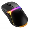 Glorious Gaming Model O3 Wireless pelė žaidimams - InfinitePlay keičiamų baterijų sistema, 8k atnaujinimo dažnis, 130 mln. paspaudimų optiniai jungikliai, itin lengva 66g, 30K DPI optinis jutiklis, RGB - Juoda