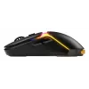 Glorious Gaming Model O3 Wireless pelė žaidimams - InfinitePlay keičiamų baterijų sistema, 8k atnaujinimo dažnis, 130 mln. paspaudimų optiniai jungikliai, itin lengva 66g, 30K DPI optinis jutiklis, RGB - Juoda