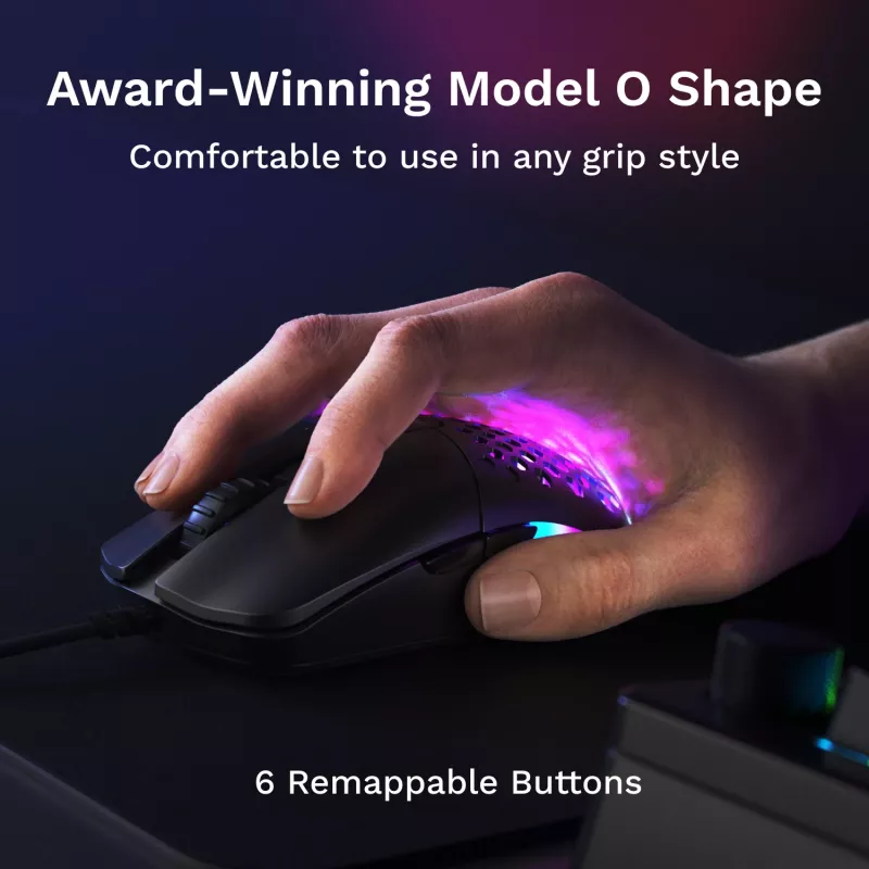 Glorious Gaming Model O Eternal pelė dešinei rankai USB Type-A optinė 12000 DPI
