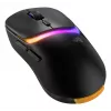 Glorious Gaming Model D3 Wireless žaidimų pelė - InfinitePlay keičiamų baterijų sistema, 8k atnaujinimo dažnis, 130 mln. paspaudimų optiniai jungikliai, itin lengva 69 g, 30K DPI optinis jutiklis, RGB - Juoda