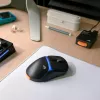 Glorious Gaming Model D3 Wireless žaidimų pelė - InfinitePlay keičiamų baterijų sistema, 8k atnaujinimo dažnis, 130 mln. paspaudimų optiniai jungikliai, itin lengva 69 g, 30K DPI optinis jutiklis, RGB - Juoda