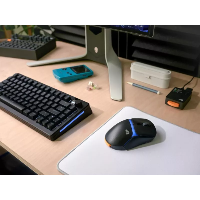 Glorious Gaming Model D3 Wireless žaidimų pelė - InfinitePlay keičiamų baterijų sistema, 8k atnaujinimo dažnis, 130 mln. paspaudimų optiniai jungikliai, itin lengva 69 g, 30K DPI optinis jutiklis, RGB - Juoda