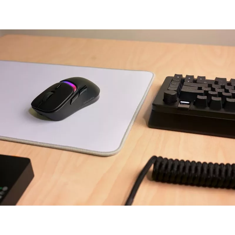 Glorious Gaming Model D3 Wireless žaidimų pelė - InfinitePlay keičiamų baterijų sistema, 8k atnaujinimo dažnis, 130 mln. paspaudimų optiniai jungikliai, itin lengva 69 g, 30K DPI optinis jutiklis, RGB - Juoda