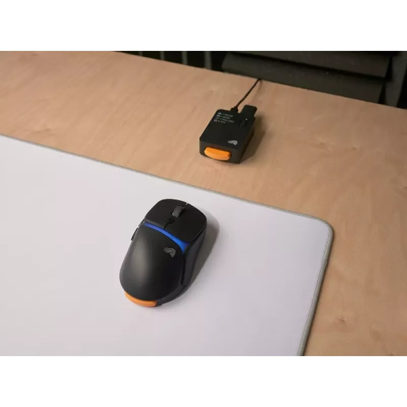 Glorious Gaming Model D3 Wireless žaidimų pelė - InfinitePlay keičiamų baterijų sistema, 8k atnaujinimo dažnis, 130 mln. paspaudimų optiniai jungikliai, itin lengva 69 g, 30K DPI optinis jutiklis, RGB - Juoda