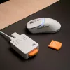 Glorious Gaming Model D3 Wireless žaidimų pelė - InfinitePlay keičiamų baterijų sistema, 8k atnaujinimo dažnis, 130 mln. paspaudimų optiniai jungikliai, itin lengva 69 g, 30K DPI optinis jutiklis, RGB - balta