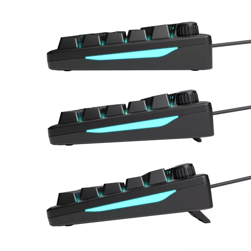 Glorious Gaming GMBK 75% klaviatūra USB QWERTY JAV anglų juoda