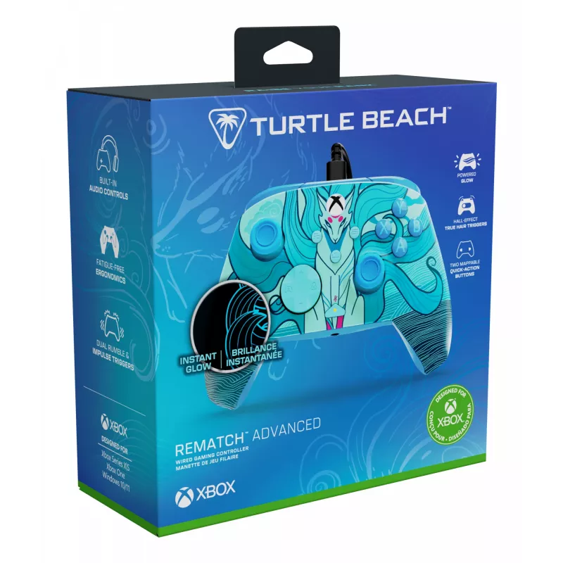 Žaidimų pultas Turtle Beach Rematch Advanced Wired 2025 USB Įvairiaspalvis Xbox One Xbox One S Xbox One X