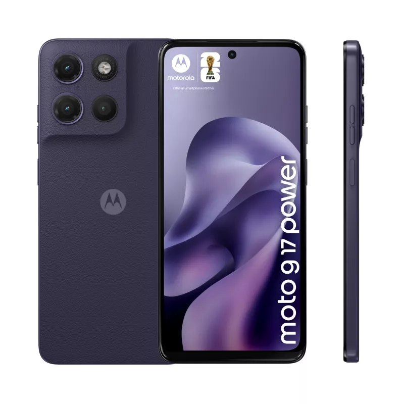 Išmanusis telefonas Motorola moto g17 power 17,1 cm (6,72 colio) hibridinis Dual SIM Android 15 USB Type-C 8 GB 256 GB 6000 mAh violetinis