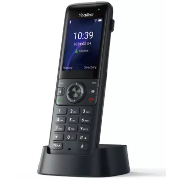 IP telefonas Yealink AX83H juodas su TFT ekranu ir Wi-Fi