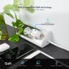 TooQ GAN USB-C/PD sieninis įkroviklis 30W, baltas