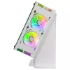 Mars Gaming MCB White PC Gaming ATX XL korpusas – Custom Premium Edition, dviejų kamerų modulinė struktūra