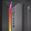 Mars Gaming MC-S1 Black kompiuterio korpusas Micro-ATX ARGB apšvietimas 12 režimų FRGB ventiliatorius šoninis langas