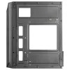 Mars Gaming MC-S1 Black kompiuterio korpusas Micro-ATX ARGB apšvietimas 12 režimų FRGB ventiliatorius šoninis langas