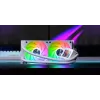 Mars Gaming ML-VISION240W skysčių aušinimo CPU aušintuvas, 240 mm, RGB, baltas