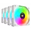 Mars Gaming MFSI4KITW aušinimo sistema kompiuterio korpusui Ventiliatorius 12 cm Baltas