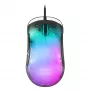 Mars Gaming MMGLOW žaidimų pelė RGB Chroma-Glow veidrodinis paviršius 12800 DPI juoda