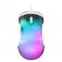 Mars Gaming MMGLOW Chroma-Glow RGB žaidimų pelė veidrodiniu paviršiumi itin lengva 12800 DPI balta