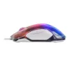 Mars Gaming MMGLOW Chroma-Glow RGB žaidimų pelė veidrodiniu paviršiumi itin lengva 12800 DPI balta