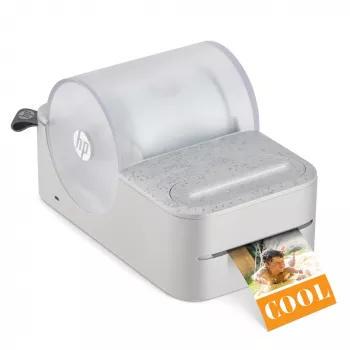 HP Sprocket Panorama Terminis Baltas Nešiojamasis Spausdintuvas 4x6 col. nuotraukoms, ZINK technologija, Bluetooth